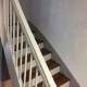 Traitement à la chaux d'une cage d'escalier
